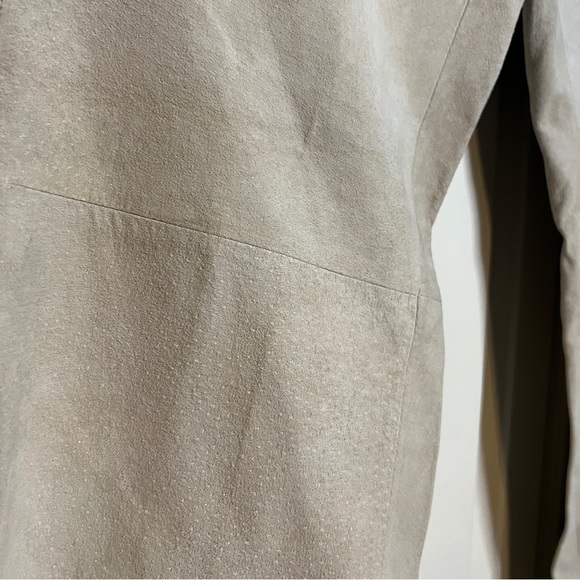 FUBU Vintage 90's Y2K Women's Bootcut Suede Leather Lined Pants Size 7 - Picture 2 of 7